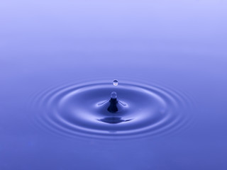 droplet on water