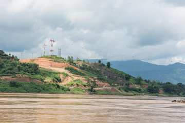 Hill From Mekong River