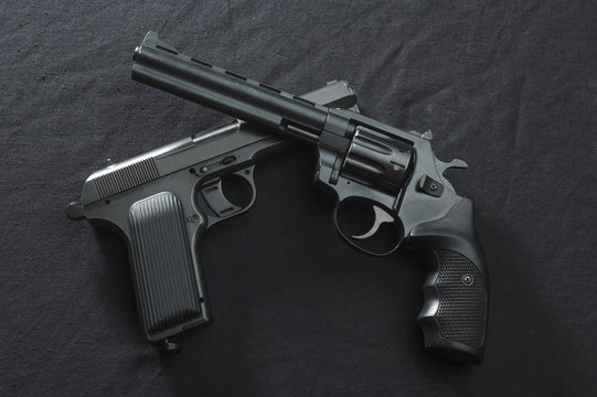 two old  guns