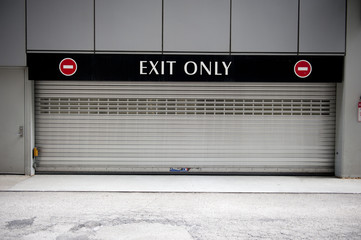 Exit of a Parking Lot