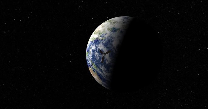 Flyby of Juno spacecraft as it departs Earth and heads into space. Data: NASA/JPL.