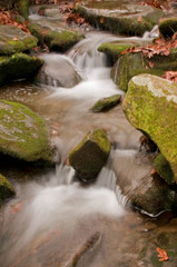 Waterfall taken along the Roaring Fork Driving Trail in Gatlinburg, Tennessee