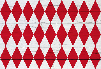 Flag of Monaco on wooden background