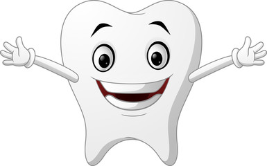 Cute cartoon tooth