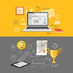 banner for on line education