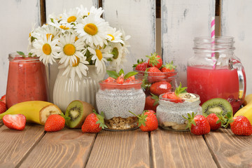 Diet desserts and drinks