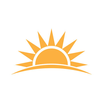 Sunshine logo. Vector graphic illustration