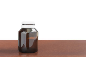 Medicine bottle isolated, Clipping path