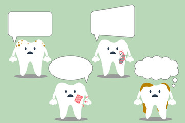 teeth with speech bubble