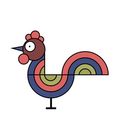 Rooster - a symbol of the new 2017