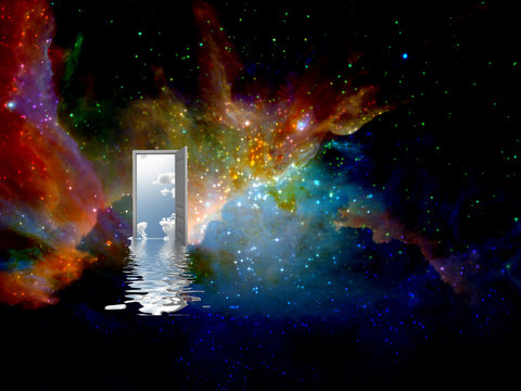 open door to another world