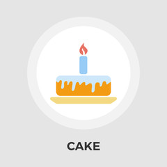 Cake flat icon