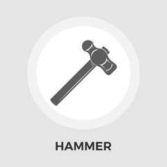 Hammer flat icon