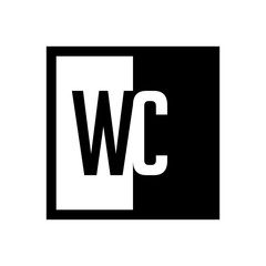 initial square half logo