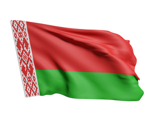 Belarus flag waving