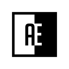 initial square half logo