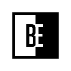 initial square half logo