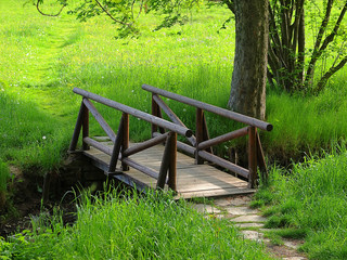 Holzbrücke