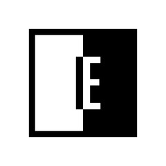 initial square half logo