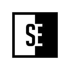 initial square half logo