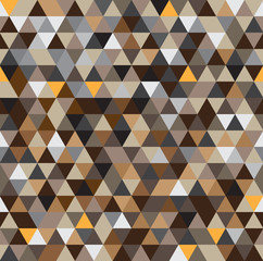 Abstract seamless geometric patterns background with brown tone