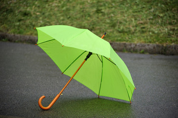 colored umbrella closeup