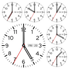 Clock. Time indication