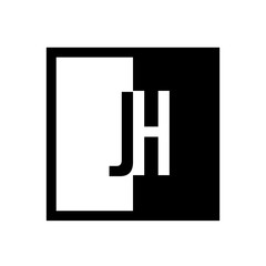 initial square half logo