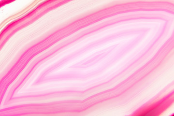 Abstract backgground - pink agate slice mineral