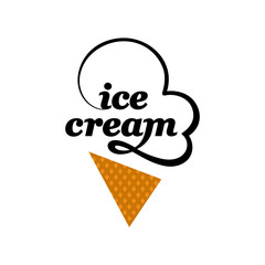 Vector Ice cream logo - 111374221