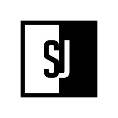 initial square half logo