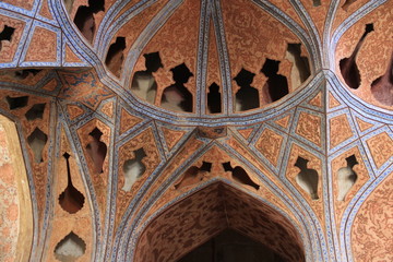 palais d'Ali Kapu, Ispahan, Iran