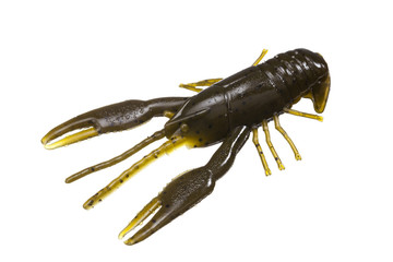 brown fishing lure.