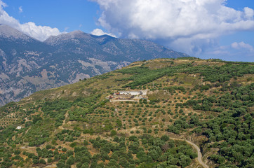 Fototapeta premium High mountains of Crete island, Greece