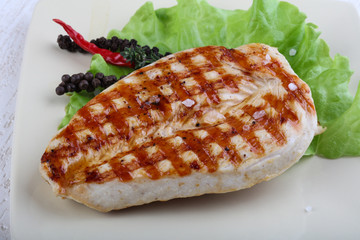 Grilled turkey breast