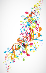 Abstract mobile phone backgrounds with colorful tunes.