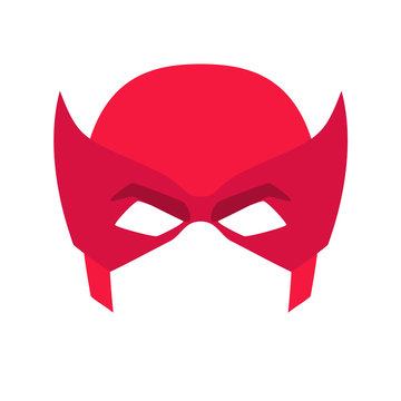 Super hero red mask