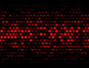 Geometric lamellar pattern. Abstract glowing. 