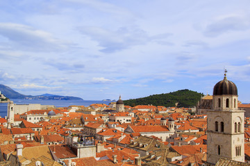 View of the ancient city of Dubrovnik, Croatia