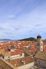 Fototapeta na wymiar View of the ancient city of Dubrovnik, Croatia