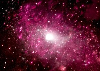 galaxy in a free space