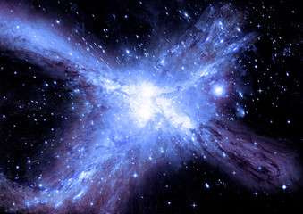 Obraz premium galaxy in a free space