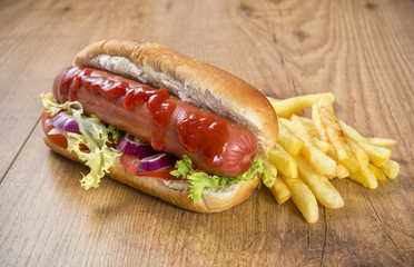 Comida rápida,hot dog