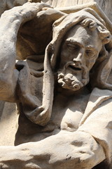 Fototapeta na wymiar Statue ancienne à Prague