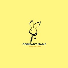 Fototapeta premium Cool Rabbit Logo