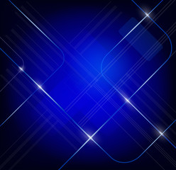 Ornamental pattern for background in blue.Vector bright frame