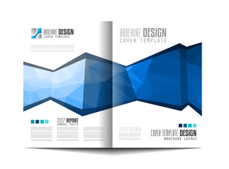 Brochure template, Flyer Design or Depliant Cover for business