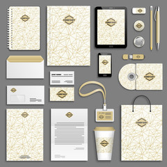 Corporate identity template set.
