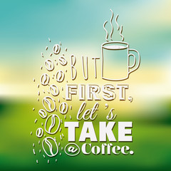 Naklejka premium message in calligraphy design