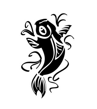 Eastern symbol of good luck - carp 5